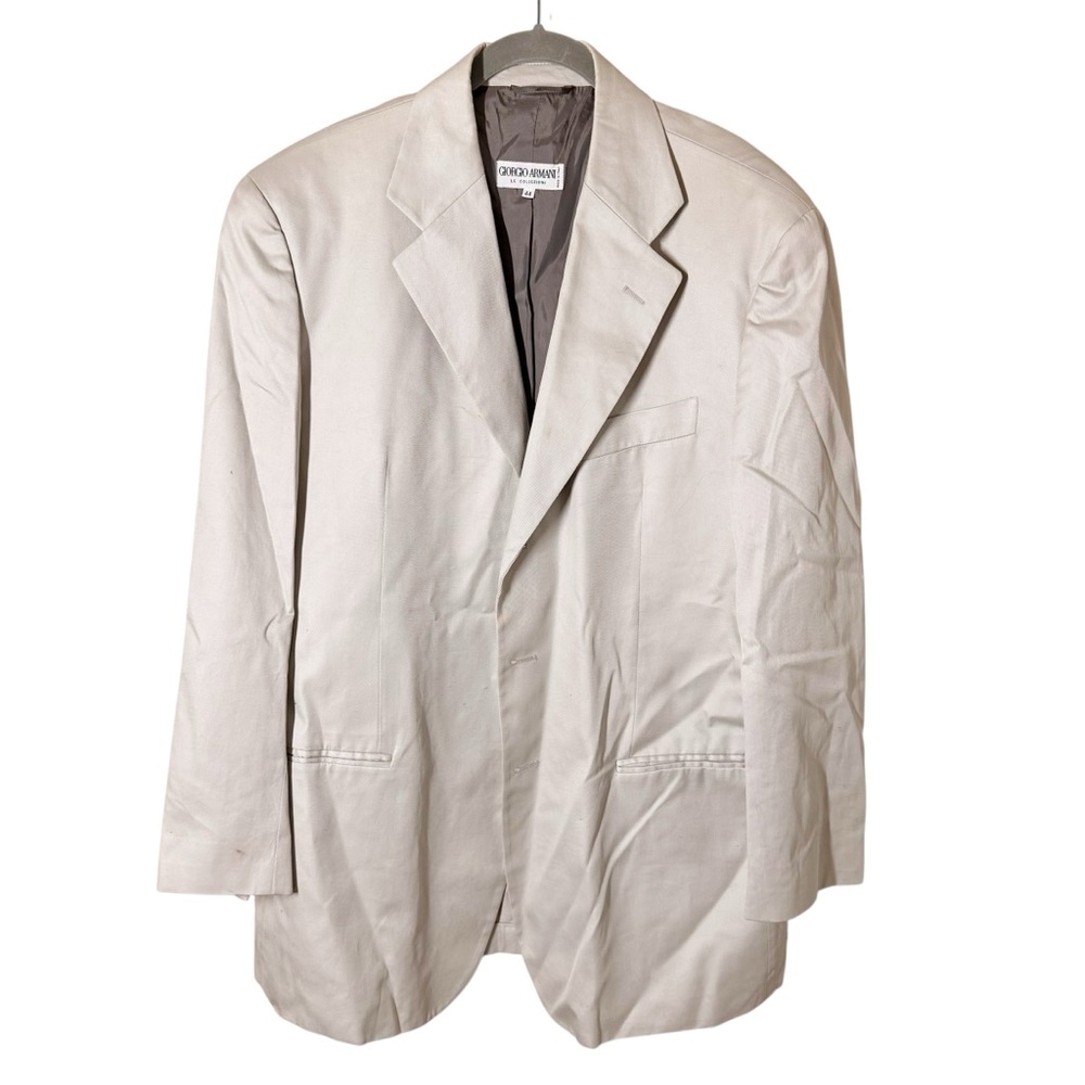 Giorgio Armani Men’s Cream Jacket Size 44